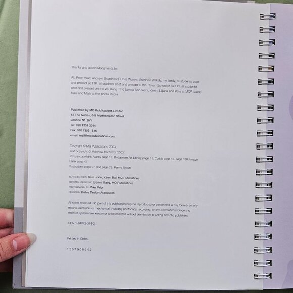 Total Tai Chi by Rochford, Matthew Spiral Bound Book on Martial Arts Meditation - Picture 2 of 16